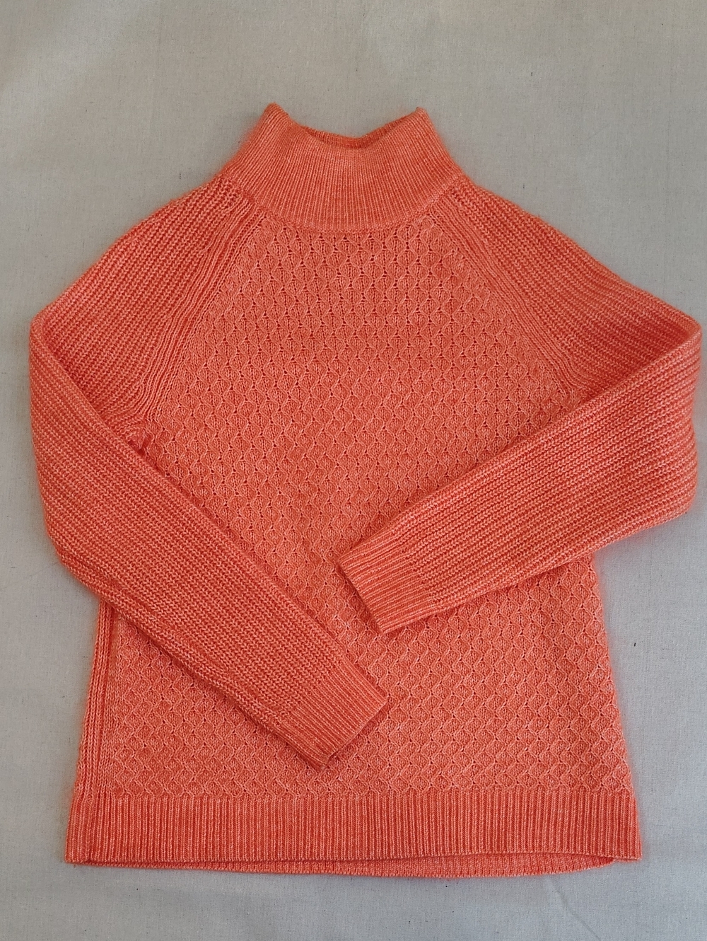 Talbots Coral Turtleneck Sweater